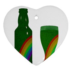 St  Patrick s Day Heart Ornament (two Sides)