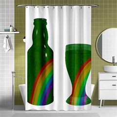 St  Patrick s Day Shower Curtain 48  X 72  (small)  by Valentinaart