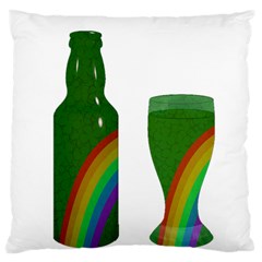 St  Patrick s Day Large Cushion Case (one Side) by Valentinaart