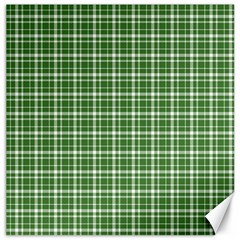 St. Patricks day plaid pattern Canvas 16  x 16  