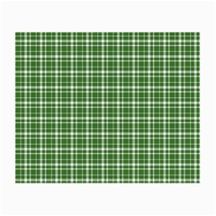 St. Patricks day plaid pattern Small Glasses Cloth (2-Side)