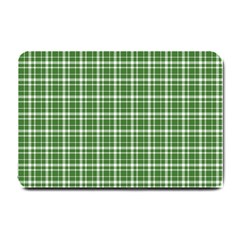 St. Patricks day plaid pattern Small Doormat 