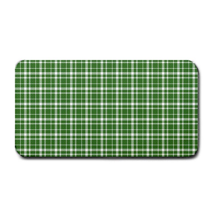 St. Patricks day plaid pattern Medium Bar Mats