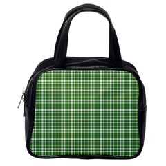 St  Patricks Day Plaid Pattern Classic Handbags (one Side) by Valentinaart