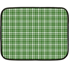 St. Patricks day plaid pattern Fleece Blanket (Mini)