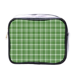 St. Patricks day plaid pattern Mini Toiletries Bags