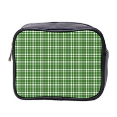 St. Patricks day plaid pattern Mini Toiletries Bag 2-Side