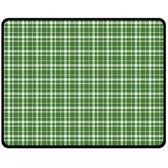 St. Patricks day plaid pattern Fleece Blanket (Medium) 