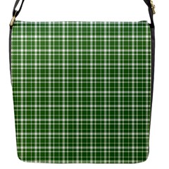 St. Patricks day plaid pattern Flap Messenger Bag (S)