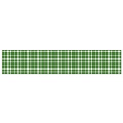 St. Patricks day plaid pattern Flano Scarf (Small)