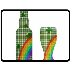 St  Patrick s Day Fleece Blanket (large) 