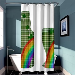 St  Patrick s Day Shower Curtain 36  X 72  (stall)  by Valentinaart