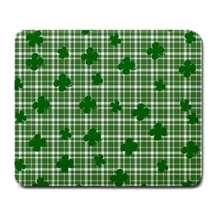 St  Patrick s Day Pattern Large Mousepads by Valentinaart