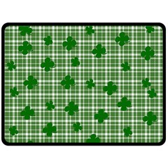 St  Patrick s Day Pattern Double Sided Fleece Blanket (large) 