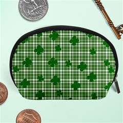 St  Patrick s Day Pattern Accessory Pouches (large)  by Valentinaart