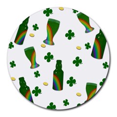 St  Patricks Day  Round Mousepads by Valentinaart