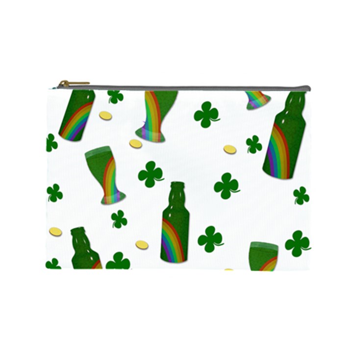 St. Patricks day  Cosmetic Bag (Large) 