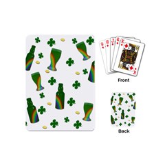 St  Patricks Day  Playing Cards (mini)  by Valentinaart