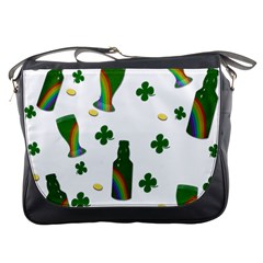 St  Patricks Day  Messenger Bags by Valentinaart