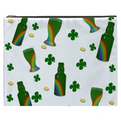 St  Patricks Day  Cosmetic Bag (xxxl)  by Valentinaart