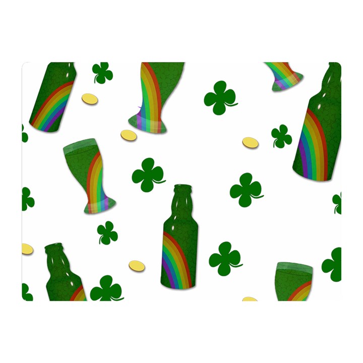 St. Patricks day  Double Sided Flano Blanket (Mini) 