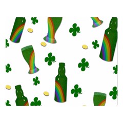 St  Patricks Day  Double Sided Flano Blanket (large) 