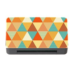 Golden Dots And Triangles Pattern Memory Card Reader With Cf by TastefulDesigns