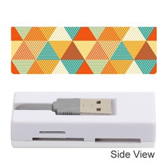 Golden Dots And Triangles Patern Memory Card Reader (stick) 