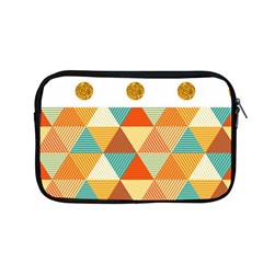 Golden Dots And Triangles Patern Apple Macbook Pro 13  Zipper Case by TastefulDesigns