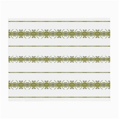 Ethnic Floral Stripes Small Glasses Cloth (2-side) by dflcprints