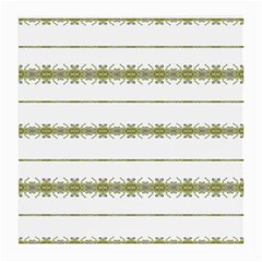 Ethnic Floral Stripes Medium Glasses Cloth by dflcprints