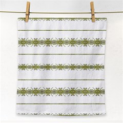 Ethnic Floral Stripes Face Towel by dflcprints