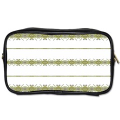 Ethnic Floral Stripes Toiletries Bags 2-side by dflcprints