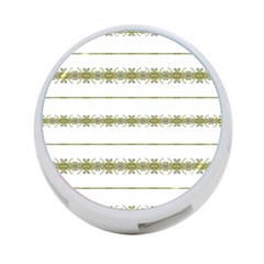 Ethnic Floral Stripes 4-port Usb Hub (two Sides)  by dflcprints