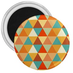 Triangles Pattern  3  Magnets by TastefulDesigns