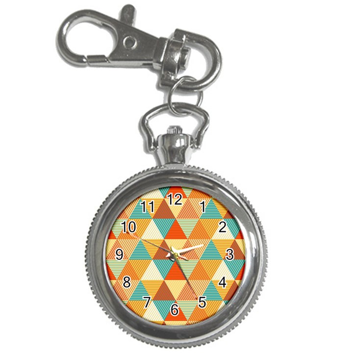 Triangles Pattern  Key Chain Watches