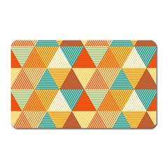 Triangles Pattern  Magnet (rectangular) by TastefulDesigns