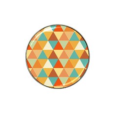 Triangles Pattern  Hat Clip Ball Marker (4 Pack) by TastefulDesigns