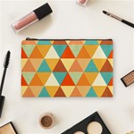 Triangles Pattern  Cosmetic Bag (Medium)  Front