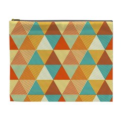 Triangles Pattern  Cosmetic Bag (xl) by TastefulDesigns