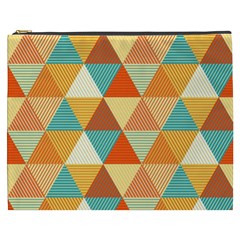 Triangles Pattern  Cosmetic Bag (xxxl)  by TastefulDesigns