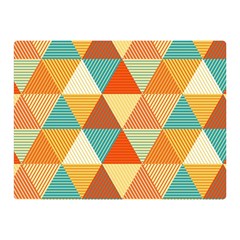 Triangles Pattern  Double Sided Flano Blanket (mini) 