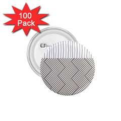 Lines And Stripes Patterns 1 75  Buttons (100 Pack)  by TastefulDesigns