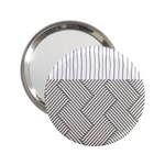 Lines and stripes patterns 2.25  Handbag Mirrors Front