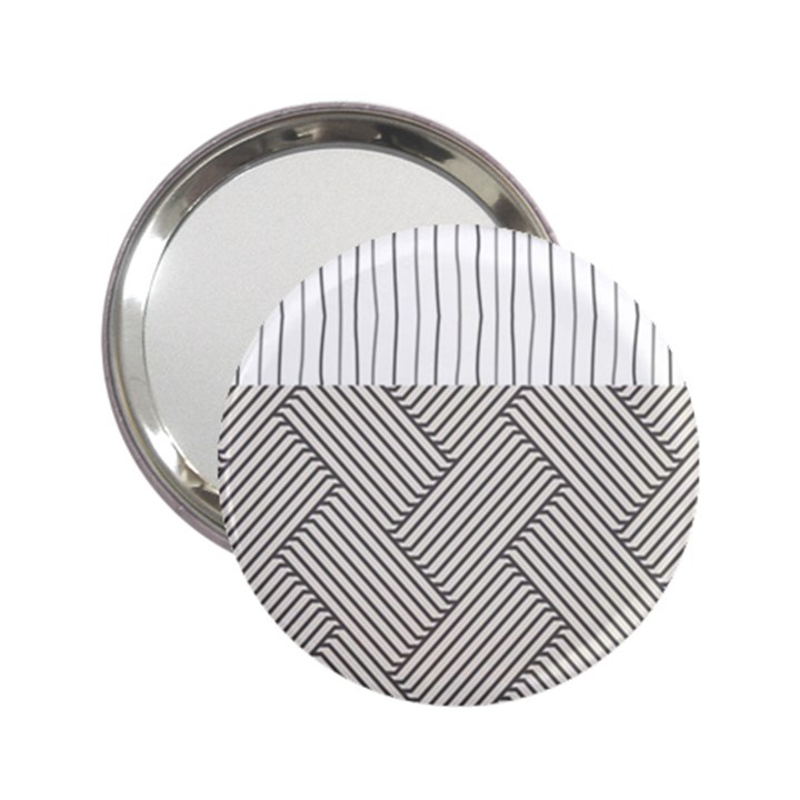 Lines and stripes patterns 2.25  Handbag Mirrors