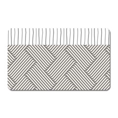 Lines And Stripes Patterns Magnet (rectangular) by TastefulDesigns