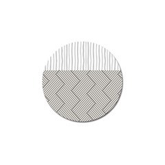 Lines And Stripes Patterns Golf Ball Marker (4 Pack) by TastefulDesigns