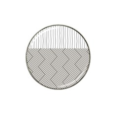 Lines And Stripes Patterns Hat Clip Ball Marker (10 Pack) by TastefulDesigns