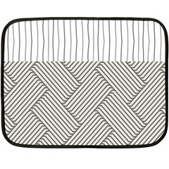 Lines And Stripes Patterns Double Sided Fleece Blanket (mini)  by TastefulDesigns