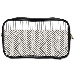 Lines And Stripes Patterns Toiletries Bags 2-side by TastefulDesigns